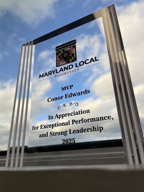 MVP award from Maryland Local Businesses, 2025