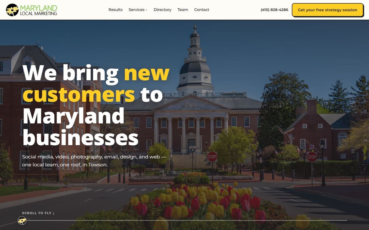 Maryland Local Marketing website